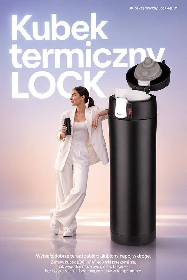 Kubek termiczny lock